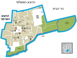 Jerusalem Jewish Quarter map-HE.svg