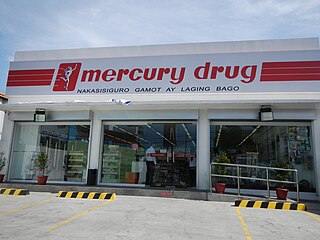 <span class="mw-page-title-main">Mercury Drug</span> Pharmacy chain in the Philippines