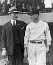 Joe Judge and his father at the 1924 World Series
