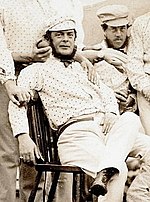John Wisden in 1859 in North America on the first overseas England tour John Wisden 1859.jpg