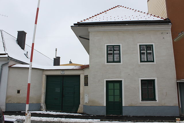 Hauer's birthplace in Wiener Neustadt