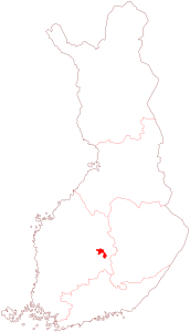 Jyväskylän maalaiskunta - Localisation