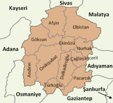 Kahramanmaraş location districts.png
