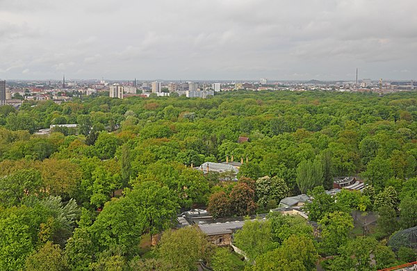 View of Berlin Zoo from Kaiser Wilhelm Memorial Church