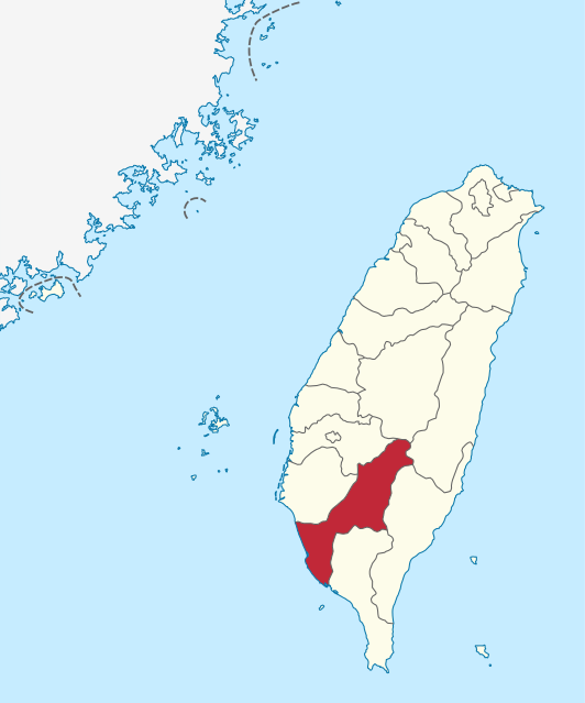 Kaart van Kaohsiung