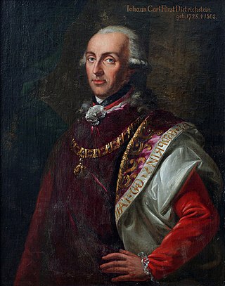 <span class="mw-page-title-main">Karl Johann Baptist, Prince of Dietrichstein</span> German prince(1728–1808)