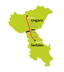 Odcinek linii kolejowej Budapeszt – Belgrad