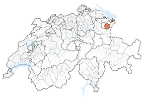 Poziția localității Kanton Appenzell Innerrhoden
