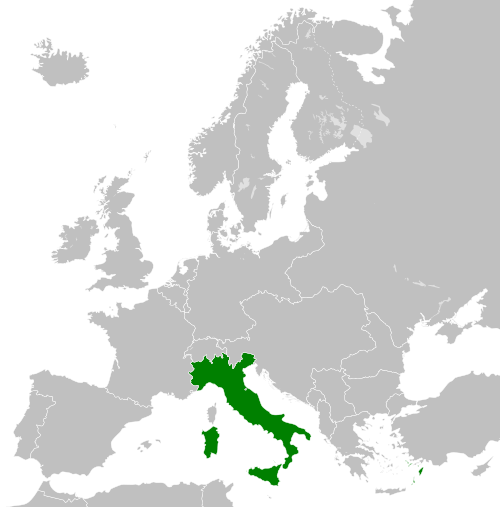 The Kingdom of Italy in 1914