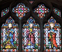 Kingston, All Saints church, north clerestory window.jpg