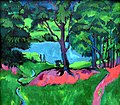 Ernst Ludwig Kirchner Behmischa Woidsee (Böhmischer Waldsee), 1911