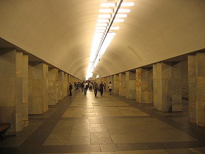 Salão oriental da estação.  3 de agosto de 2008