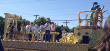 The Kitchen plaintiffs participating as grand marshals at the Utah Pride Festival in Salt Lake City, June 2014 Kitchen v Herbert plaintiffs with Liberty and Justice at Utah Pride.png