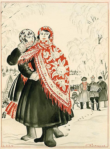 File:Kustodiev. Two girls (1926).jpg