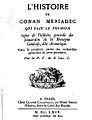 Imprimé de l'Histoire de Conan Médiadec, 1664