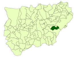 Kaart van La Iruela