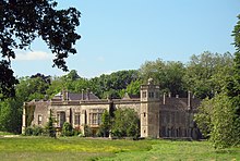 Lacock Abbey, founded in 1229 by Ela, Countess of Salisbury Lacock Abbey view from south1.jpg