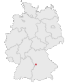 Locator map within Germany
