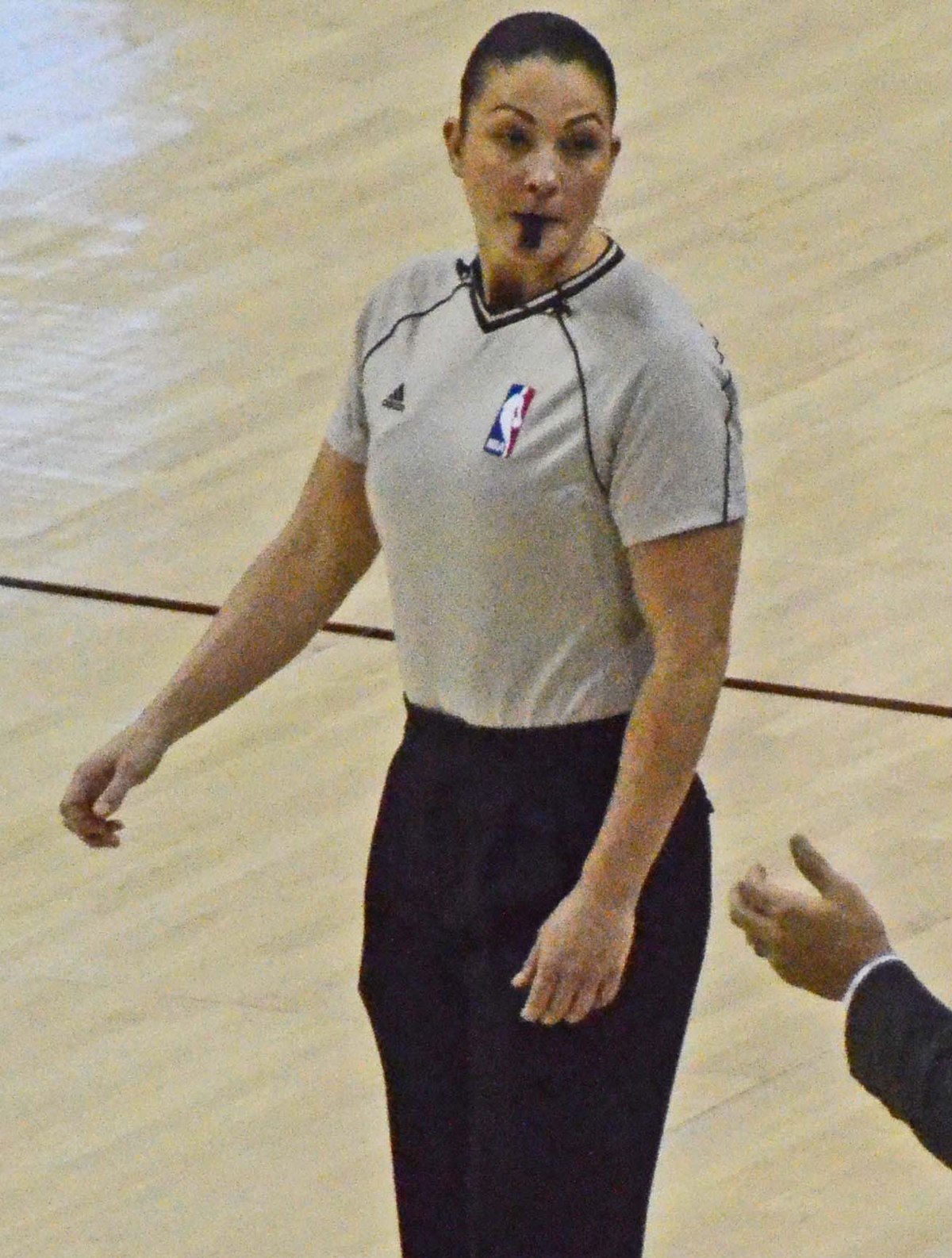 Lauren Holtkamp's cool job -- NBA referee - ESPN