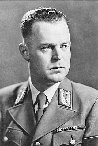 <span class="mw-page-title-main">Hartmann Lauterbacher</span> Nazi official, SS-general & post-war spy