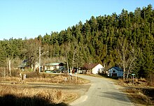 Railbed of the K&P at Lavant Station, now the K&P Rail Trail Lavant Station ON.JPG