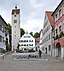 Leutkirch im Allgäu, Gänsbühl mit Bockturm