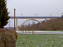 Lahn Valley Bridge on the InterCityExpress high-speed rail line