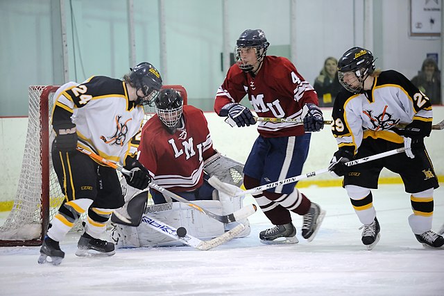 A 2009 American Collegiate Hockey Association game between Long Beach State and Loyola Marymount