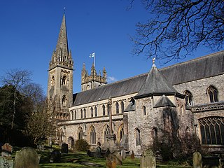 Llandaff Cathedral Church in Cardiff, Wales