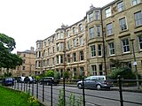 Houses in Lauriston overlooking The Meadows