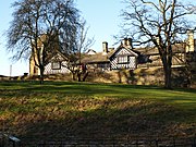 Shibden Hall from the park walkways