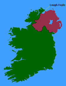 Plan Kathleen called for an invasion via Lough Foyle to the city of Derry. Lough-Foyle.png
