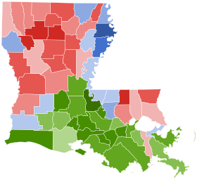 Louisiana Democratic Gubernatorial Primary First Round Election Results by Parish, 1924.svg