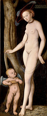 Venus and Cupid with a Honeycomb, c. 1527