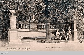 Мемориал королевы Луизы в Луизанвале (довоенное состояние).