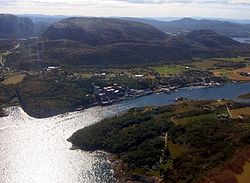 fjord Lysosund a Bjugn u jeho ústí