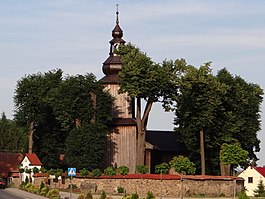 Kerk in Męcina