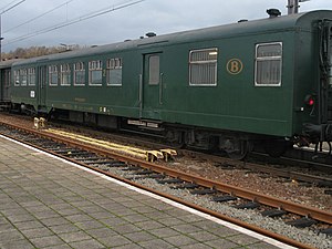 Museal erhaltener M2-Wagen in La Louvière