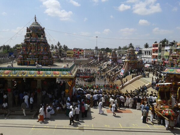 Mahamaham tank during the festival in 2016