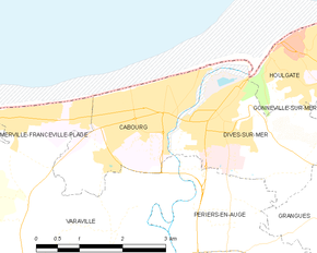 Poziția localității Cabourg