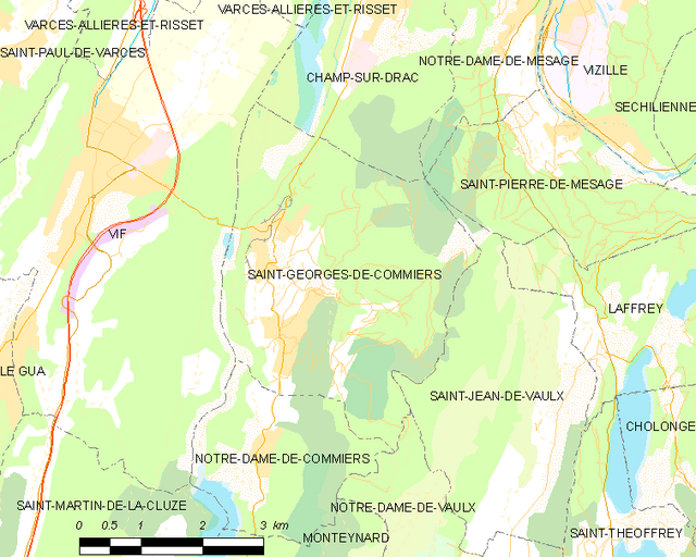 Saint-Georges-de-Commiers - Localizazion