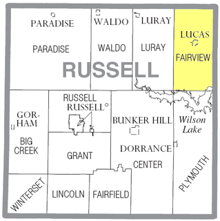 Fairview Township, Russell County, Kansas Township in Kansas, United States