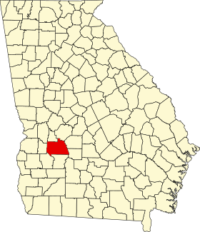 Locatie van Sumter County