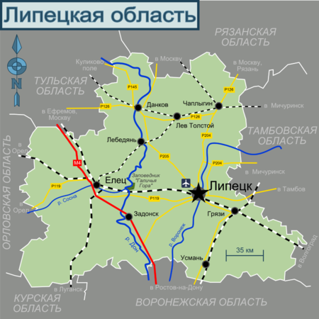 Map of Lipetsk oblast Russia (rus).png