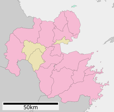 Location map Japan Oita