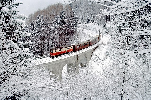 Winter on the Mariazellerbahn