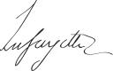 Marquis de La Fayette Signature.svg
