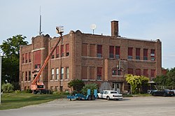 Former high school at Martel, now consolidated into River Valley Martel abandoned school.jpg