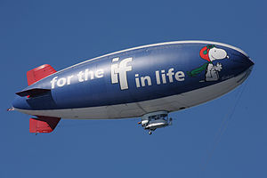 The Metlife Snoopy Two blimp