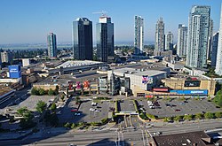 Metropolis at Metrotown north entrance and surrounding towers.jpg